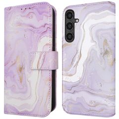 imoshion Design Bookcase Samsung Galaxy S23 FE - Purple Marble