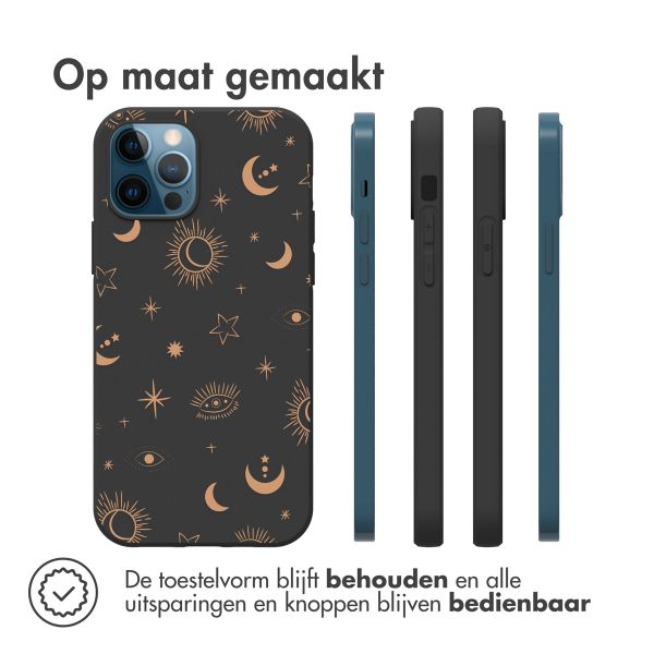 imoshion Design hoesje iPhone 12 (Pro) - Stars Sky