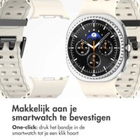 imoshion Ocean Siliconenband Samsung Galaxy Watch 8 (40/44mm) / Classic (46mm) - Sterrenlicht