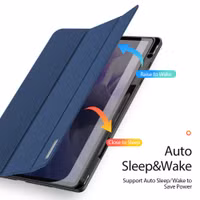 Dux Ducis Domo Bookcase Samsung Galaxy Tab S9 Plus - Donkerblauw