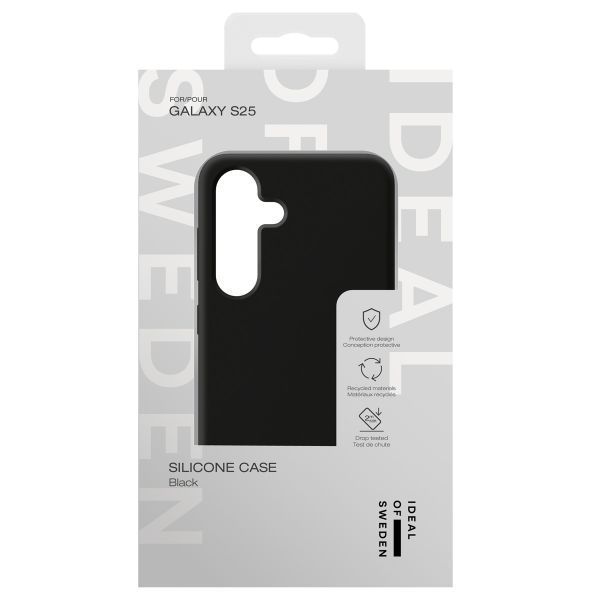 iDeal of Sweden Silicone Case Samsung Galaxy S25 - Black