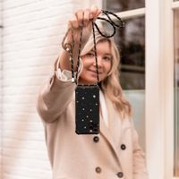 imoshion Design hoesje met koord Samsung Galaxy S10 Plus - Sterren - Zwart / Goud