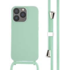 imoshion Silicone Case with Strap Apple iPhone 13 Pro - Mint Green