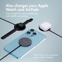 Accezz Wireless Charger USB-C - MagSafe Wireless Charger - 1 Metre - Black