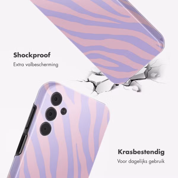Selencia Vivid Backcover Samsung Galaxy A15 (5G) - Zebra Light Pink Lilac