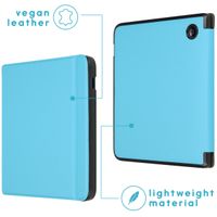 imoshion Slim Hard Case Sleepcover met stand Kobo Libra 2 / Tolino Vision 6 - Lichtblauw