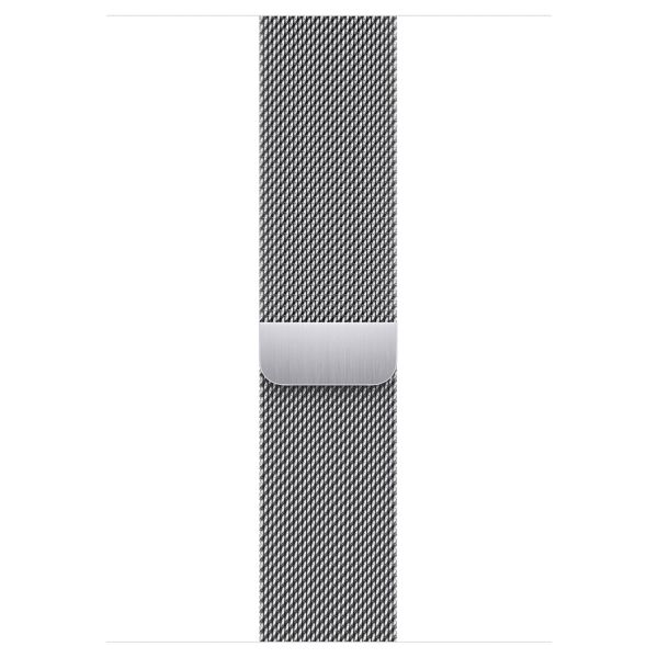 Apple Milanese Loop Band Apple Watch Series 1-10 / SE / Ultra (2) - 42/44/45/46/49 mm - Silver