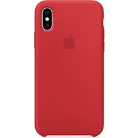 Apple Silicone Backcover Apple iPhone Xs / X - Red