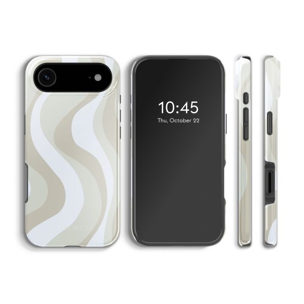 Selencia Vivid Backcover met MagSafe Apple iPhone Air - Desert Waves Beige