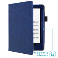 imoshion Vegan Leather Bookcase Amazon Kindle 10 - Donkerblauw