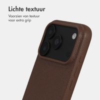 imoshion Texture Backcover Apple iPhone 18 Pro / 17 Pro - Donkerbruin