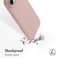 Accezz Liquid Silicone Back Cover with MagSafe Apple iPhone Air - Pink
