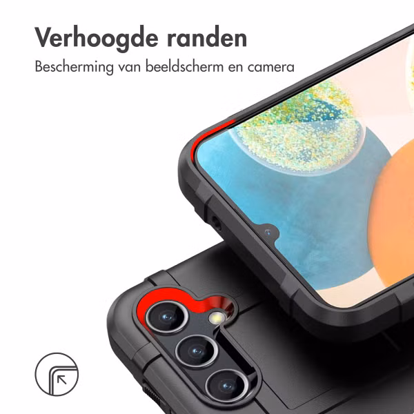 imoshion Rugged Shield Backcover Samsung Galaxy A14 (5G/4G) - Zwart