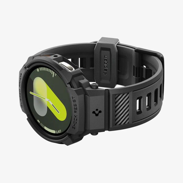 Spigen Rugged Armor™ Pro case Samsung Galaxy Watch 9 / Watch 8 (44 mm) - Matte Black