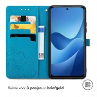 imoshion Mandala Bookcase Xiaomi Redmi 13 4G - Turquoise