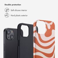 Selencia Vivid Back Cover Apple iPhone 13 - Dream Swirl Orange