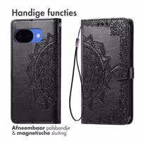 imoshion Mandala Bookcase Google Pixel 10a - Zwart