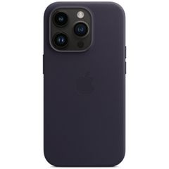 Apple Leather Backcover MagSafe Apple iPhone 14 Pro - Ink