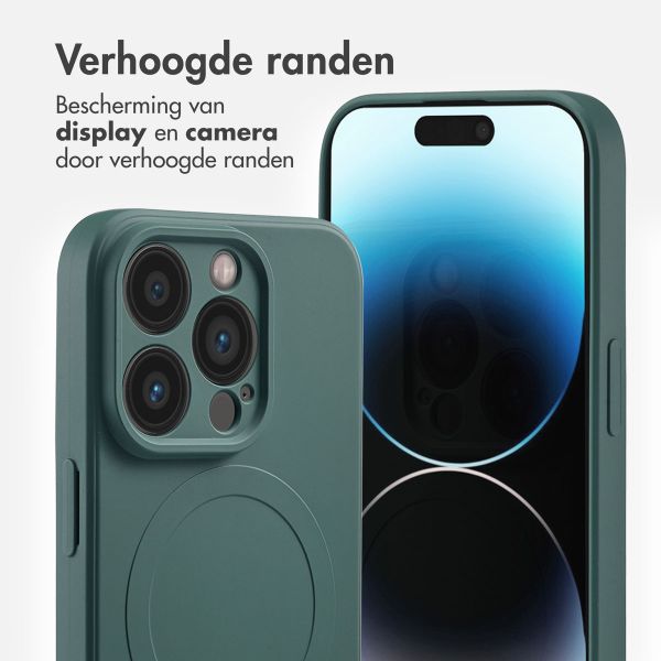 imoshion Color Backcover met MagSafe Apple iPhone 14 Pro - Donkergroen