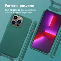 imoshion Color Backcover met afneembaar koord MagSafe Apple iPhone 13 Pro - Donkergroen