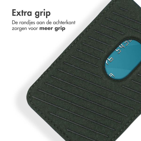 Accezz Leren Kaarthouder - Geschikt voor MagSafe en Qi2 - Cedar Green
