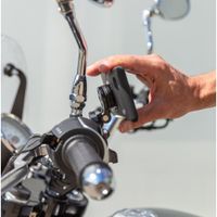 SP Connect Clutch Mount Pro Telefoonhouder Motor voor SPC+ hoesjes - 360° draaibaar - Zwart