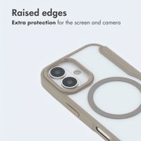 imoshion Transparent Bookcase with MagSafe Apple iPhone 16 - Beige