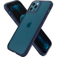 Spigen Ultra Hybrid Backcover Apple iPhone 12 (Pro) - Donkerblauw