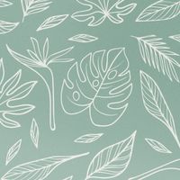 imoshion Design hoesje Samsung Galaxy S25 Edge - Leaves Line-Art