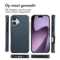 imoshion Backcover met pasjeshouder Apple iPhone 17 - Donkerblauw