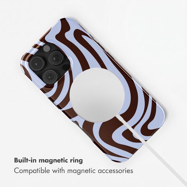 Selencia Vivid Back Cover with MagSafe Apple iPhone 16 Pro - Dream Swirl Chocolate