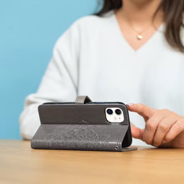 imoshion Mandala Bookcase Oppo A79 - Grijs