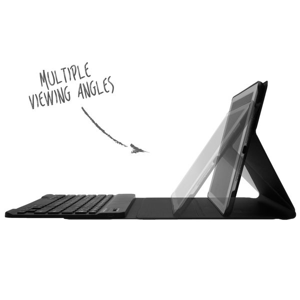 Accezz AZERTY Bluetooth Keyboard Bookcase Apple iPad 6 (2018) 9.7 inch / iPad 5 (2017) 9.7 inch /Air 2 (2014) / Air 1 (2013)