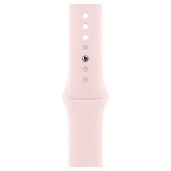 Apple Sport Band Apple Watch Series 1 t/m 10 / SE / Ultra (2) (44/45/46/49 mm) - Maat S/M - Light Pink