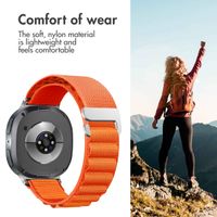 imoshion Nylon Alpine Band Samsung Galaxy Watch 9 (40/44mm) / Watch 8 (40/44mm) / Classic (46mm) - Orange