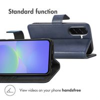 imoshion Luxury Bookcase Samsung Galaxy A37 (5G) - Dark Blue