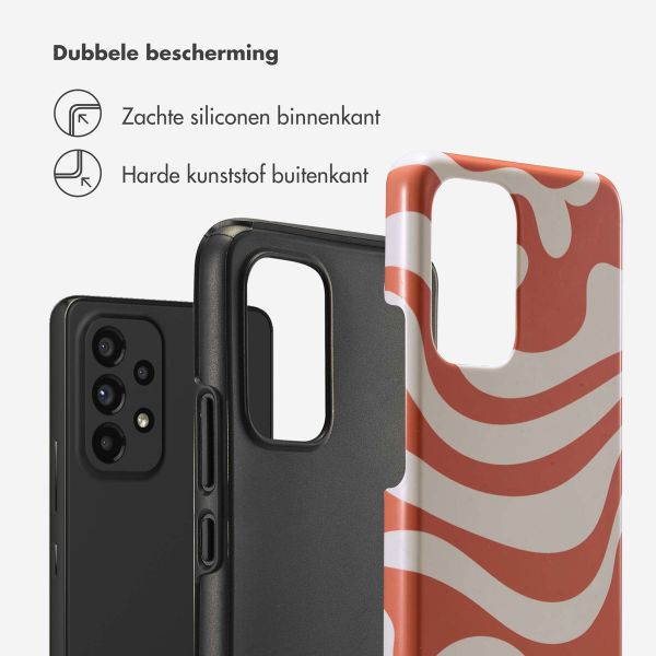 Selencia Vivid Backcover Samsung Galaxy A53 - Dream Swirl Orange