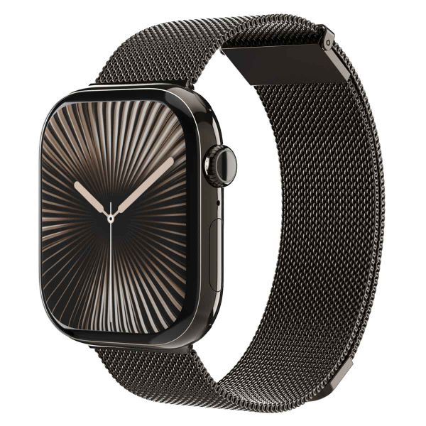 Vonmählen Milanese Loop 2 bandje Apple Watch | 38/40/41/42 mm - Granite Grey