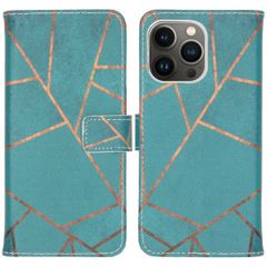 imoshion Design Softcase Bookcase Apple iPhone 13 Pro - Blue Graphic
