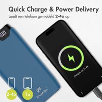 imoshion Powerbank 20.000 mAh - Quick Charge en Power Delivery - Blauw
