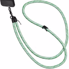 imoshion Universeel telefoonkoord one size - 10 mm dik - Groen / Wit