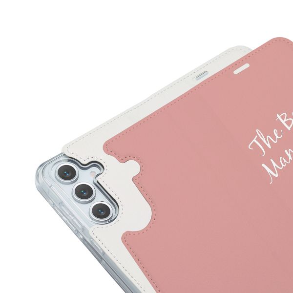 Ontwerp je eigen Compact gel bookcase hoes Samsung Galaxy S25 FE - Wit