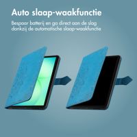 imoshion Mandala Bookcase Samsung Galaxy Tab A11 Plus - Turquoise