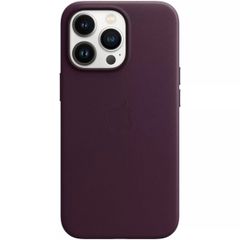 Apple Leather Backcover MagSafe iPhone 13 Pro - Dark Cherry