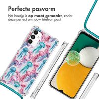 imoshion Design hoesje met koord Samsung Galaxy A13 (5G) - Jellyfish Watercolor