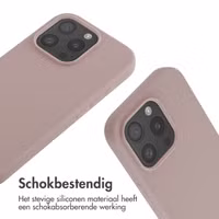 imoshion Siliconen hoesje met koord Apple iPhone 16 Pro - Sand Pink