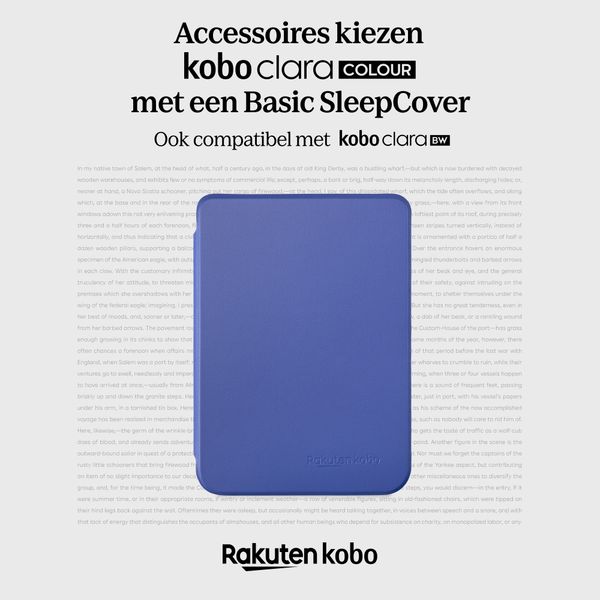 Kobo Basic SleepCover Case Kobo Clara Colour / BW - Cobalt Blue