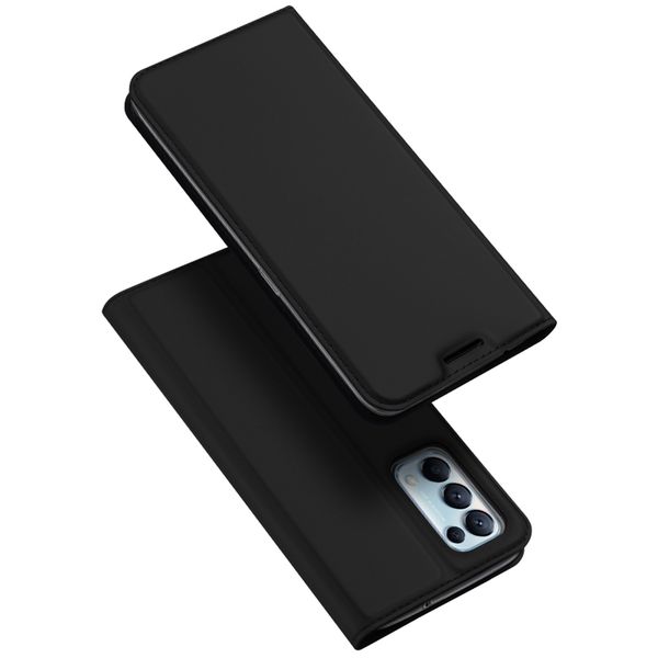 Dux Ducis Slim Softcase Bookcase Oppo Find X3 Lite - Zwart