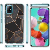 imoshion Design hoesje Samsung Galaxy A31 - Grafisch Koper / Zwart