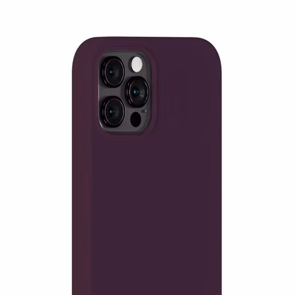 Holdit Silicone Case iPhone 12 / 12 Pro - Deep Plum